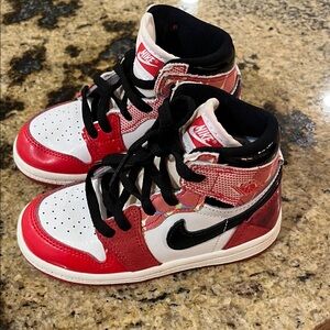 Nike Jordan shoes 1 Retro OG size 8C black and red